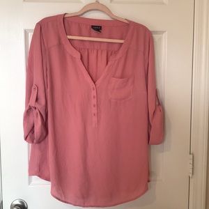 Torrid Blush Pink Blouse
